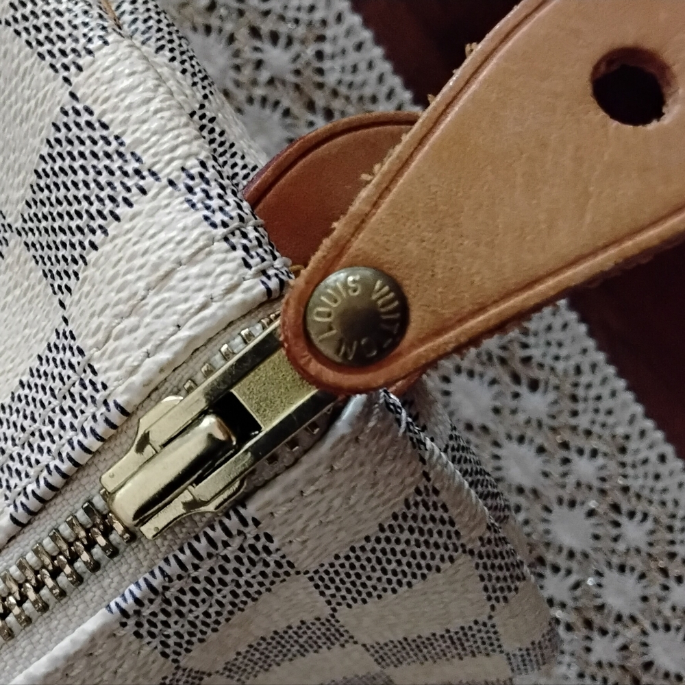 AUTENTIC Louis Vuitton Damier Azur Speddy 30 - Picture 7 of 16